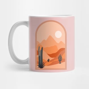 Cactus Desert Landscape Mug